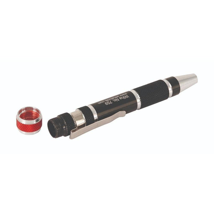 Wiha System 4 Micro bit Storage Handle - Holds 6 bits