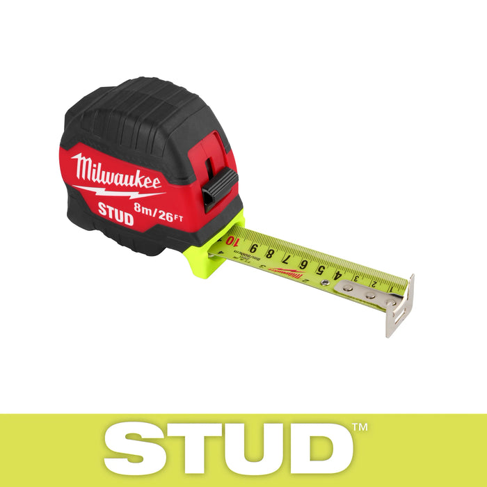 Milwaukee 8m/26 Ft. STUD Tape Measure 48-22-1426, main product view