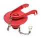 Fluidmaster PerforMAX Toilet Flapper Red Microban