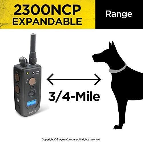 Dogtra 2300NCP Professional Grade High-Output 3/4-Mile 2-Dog Expandable Remote Training E-Collar