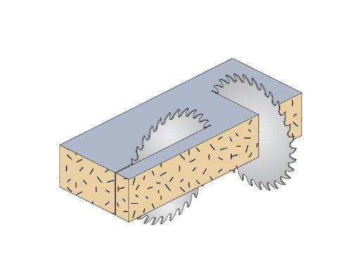 CMT 222.080.10 Industrial Plexiglass and Plastic Saw Blade, 10-Inch x 80 Teeth MATB Grind with 5/8-Inch Bore