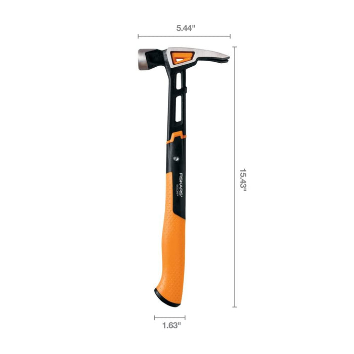 Fiskars IsoCore 20 oz General Use Hammer 13.5 Inch