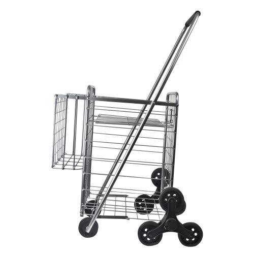 Helping Hand FQ39909 Stair Climb Shopping Basket With 2nd Basket