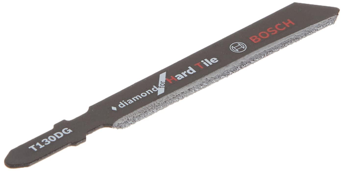 BOSCH T130DG 1-Piece 3-1/4 In. 30 Grit Diamond for Hard Tile T-Shank Jig Saw Blades