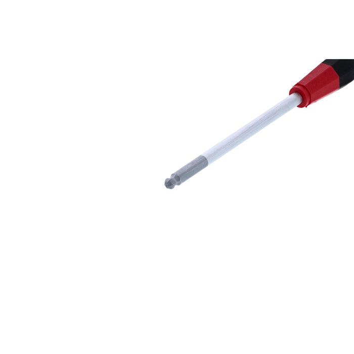 Wiha 26463 Ball End Hex Screwdriver with Precision Soft PicoFinish Handle, Inch, 1/8 x 60mm