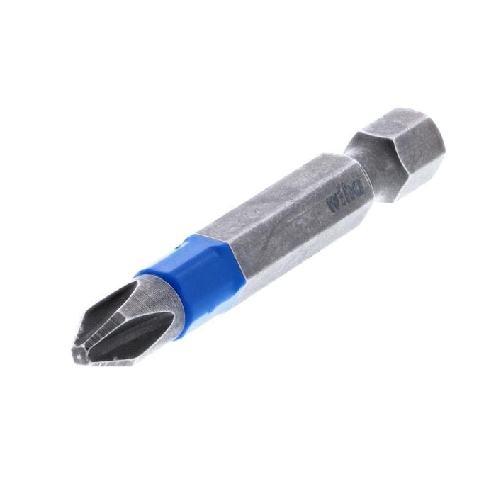Wiha TerminatorBlue Impact Bit Phillips #2-2 Inch - 15 Pack