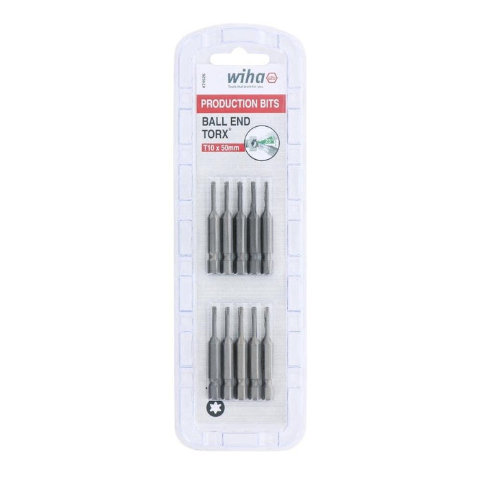 Wiha Torx Ball End Power Bit T10 x 50mm
