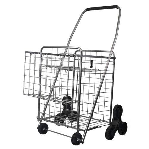 Helping Hand FQ39909 Stair Climb Shopping Basket With 2nd Basket