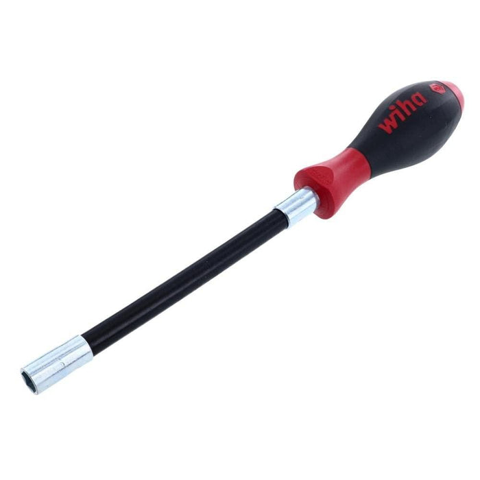 Wiha 37241 Long Flexible Shaft Nut Driver with SoftFinish Handle, Metric, 10.0 x 175mm