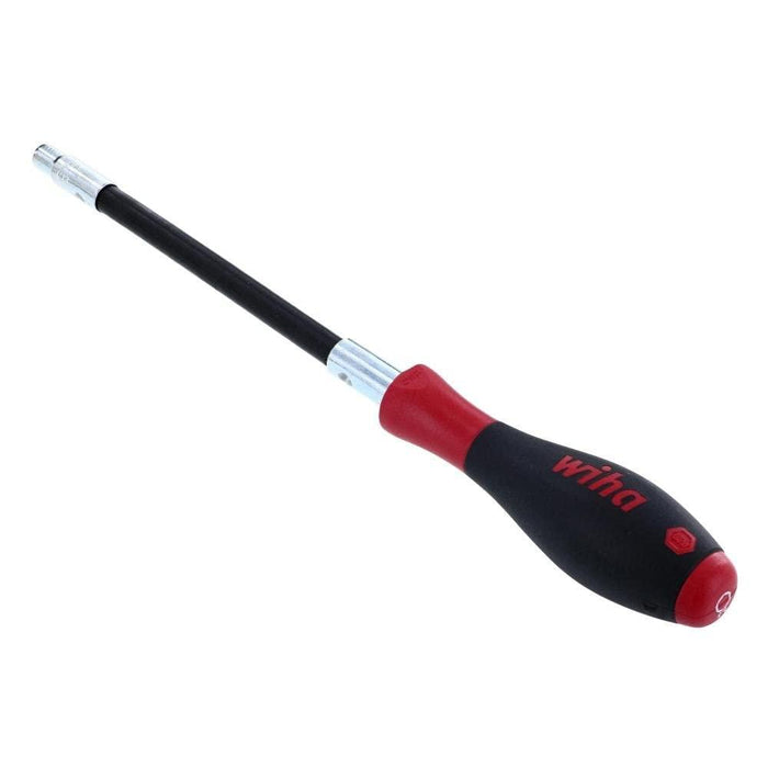 Wiha 37236 Long Flexible Shaft Nut Driver with SoftFinish Handle, Metric, 5.5 x 150mm