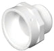 Charlotte Pipe 1-1/2 in. Hub X 1-1/2 in. D MPT PVC Adapter 1 pk