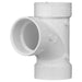 Charlotte Pipe Schedule 40 2 in. Hub X 2 in. D Hub PVC Sanitary Tee 1 pk