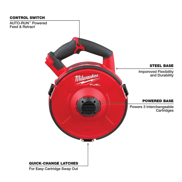 Milwaukee M18 FUEL™ ANGLER™ Pulling Fish Tape Powered Base (Tool-Only) 2873-20