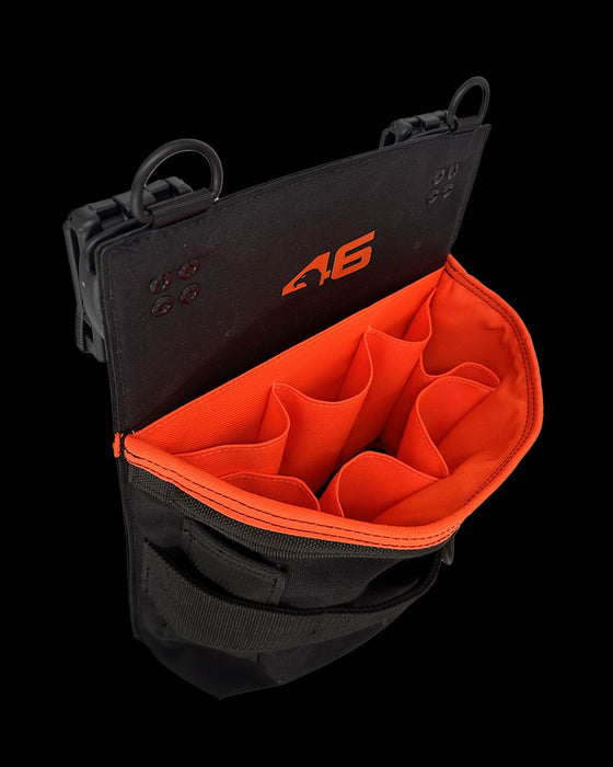 Main Tool Attachment Pouch ROTATE/QUICK RELEASE Black/Orange
