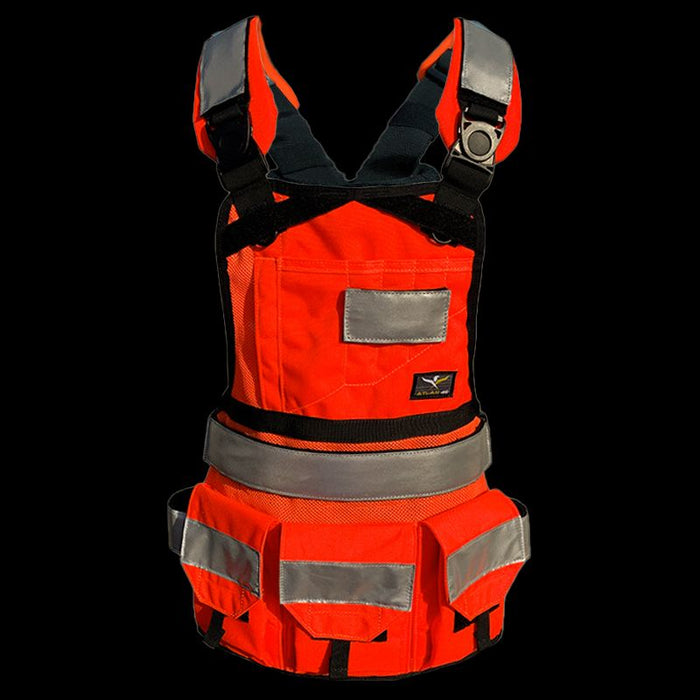 JourneyMESH™ Tool Chest Rig with Cargo Pockets V2- HiViz Orange