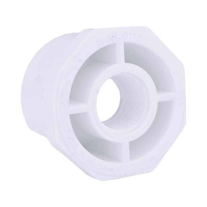 Charlotte Pipe Schedule 40 2 in. Spigot X 3/4 in. D FPT PVC Reducing Bushing 1 pk
