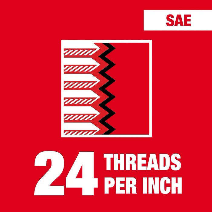 Milwaukee 3/8"-24 NF 1-Inch Hex Threading Die 49-57-5351
