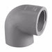 Charlotte Pipe Schedule 80 3/4 in. Socket X 3/4 in. D FPT PVC 90 Degree Elbow 1 pk