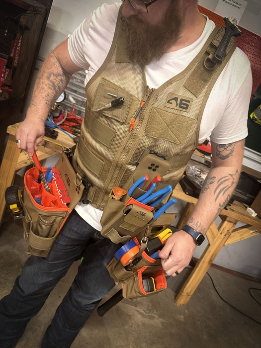 Saratoga Tool Vest® LT Small Coyote