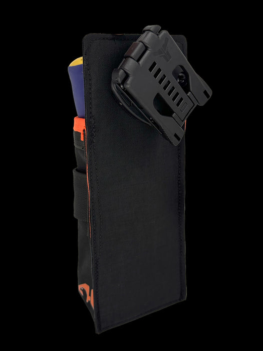 Vertical Fastener Pouch ROTATE/QUICK RELEASE Black/Orange
