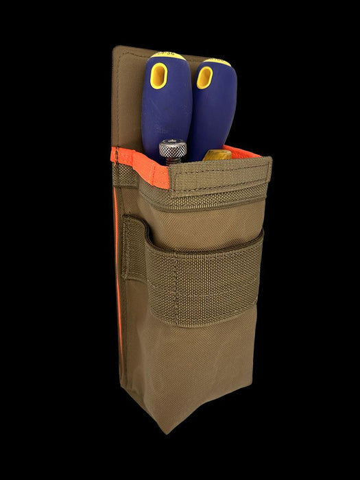 Vertical Fastener Pouch ROTATE/QUICK RELEASE Coyote/Orange