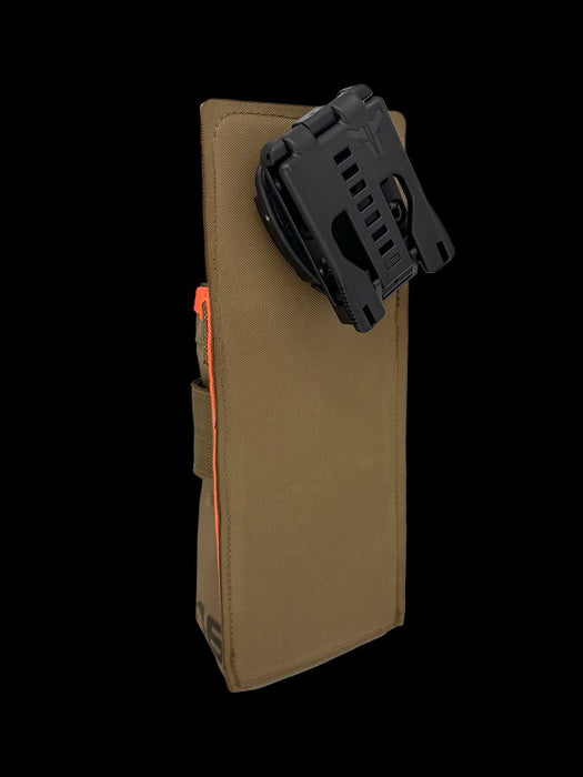 Vertical Fastener Pouch ROTATE/QUICK RELEASE Coyote/Orange