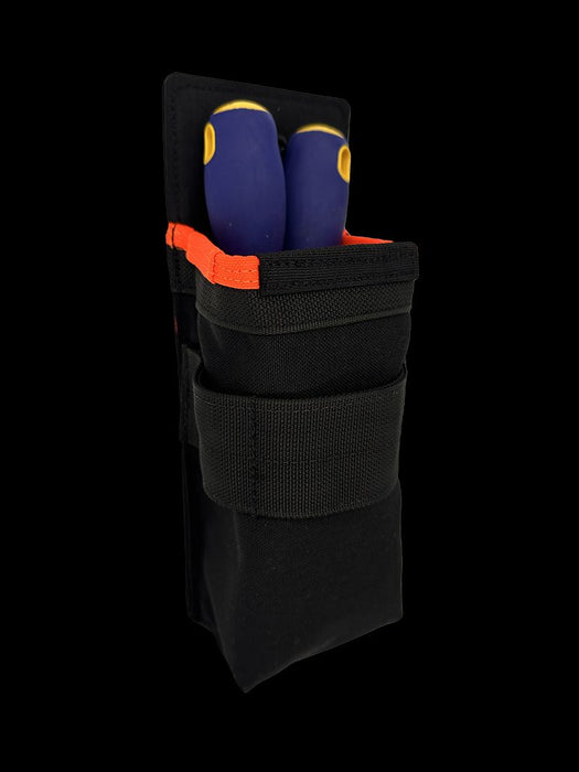 Vertical Fastener Pouch ROTATE/QUICK RELEASE Black/Orange