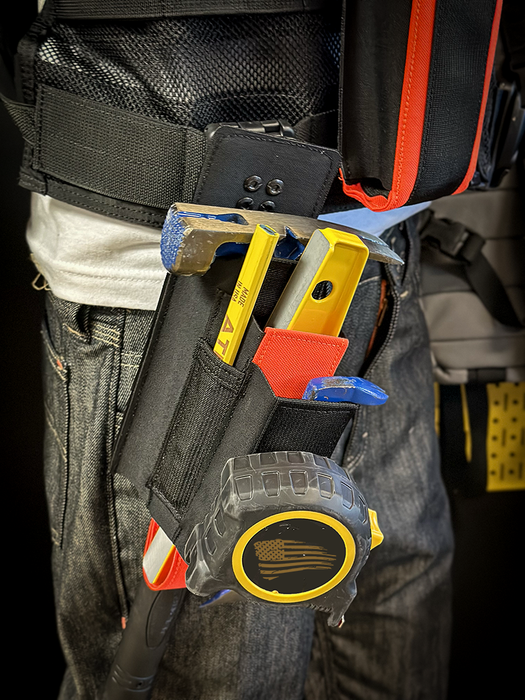 Murphy Hammer Tool Pouch ROTATE/QUICK RELEASE Coyote/Orange