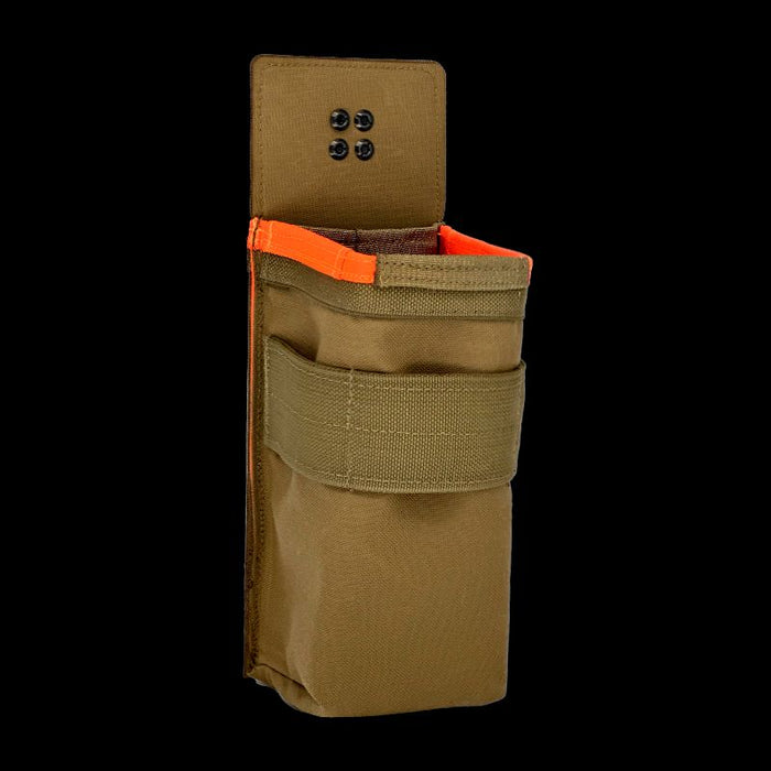 Vertical Fastener Pouch with Plier Sheath ROTATE/QUICK RELEASE Coyote/Orange