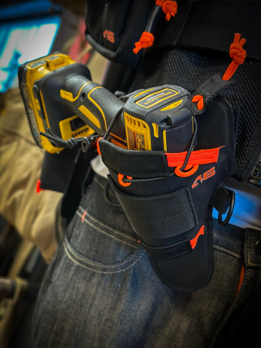Universal Drill Holster ROTATE/QUICK RELEASE Black/Orange
