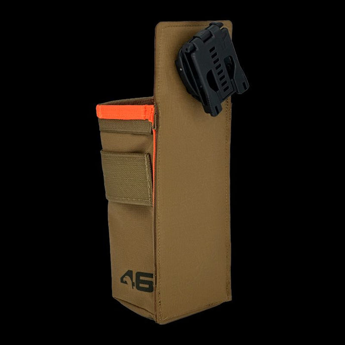 Vertical Fastener Pouch with Plier Sheath ROTATE/QUICK RELEASE Coyote/Orange