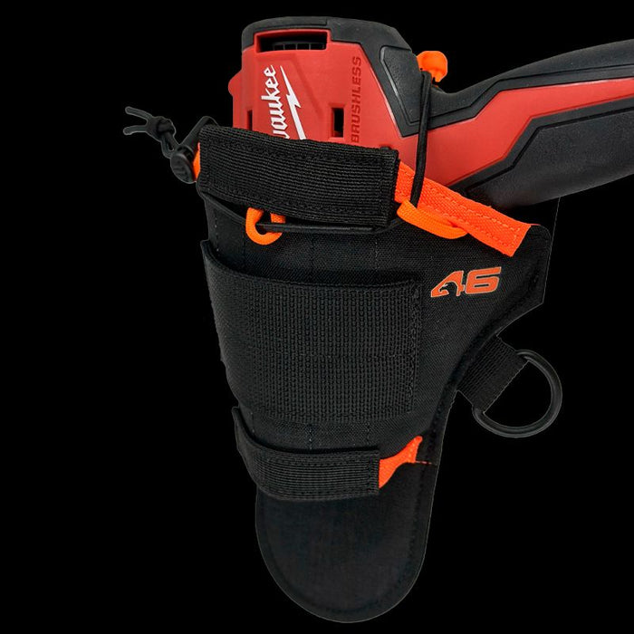 Universal Drill Holster ROTATE/QUICK RELEASE Black/Orange