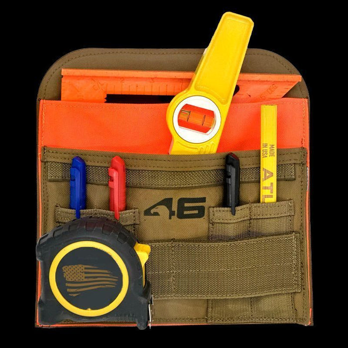 Knox Square Pouch ROTATE/QUICK RELEASE Coyote/Orange