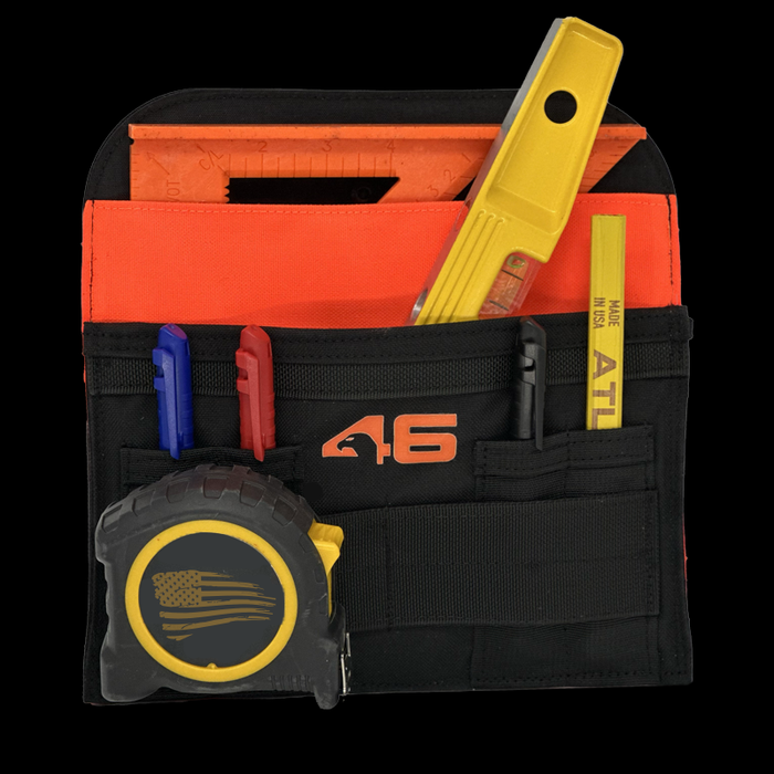 Knox Square Pouch ROTATE/QUICK RELEASE Black/Orange