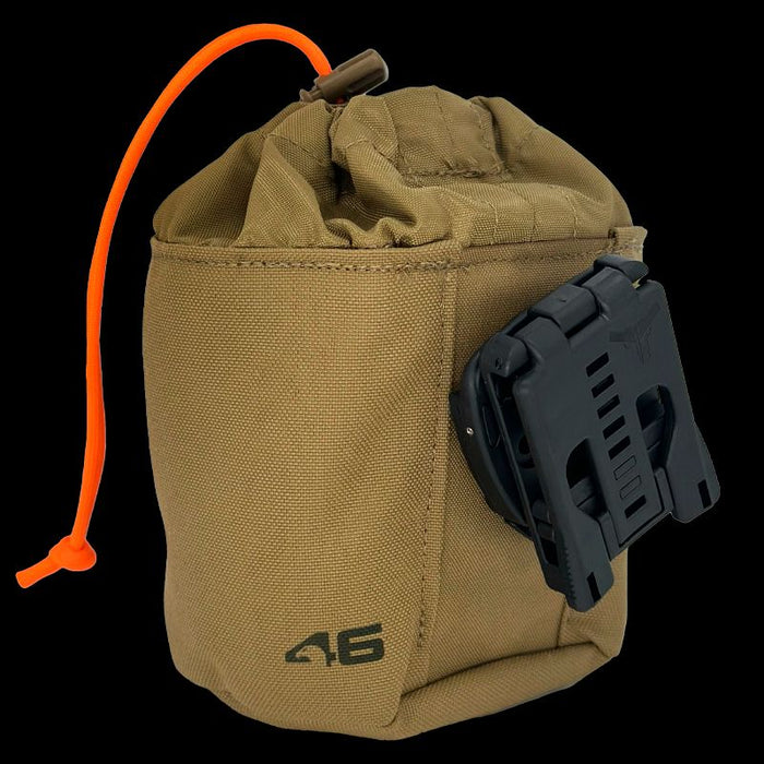 Fastener Cinch Pouch ROTATE/QUICK RELEASE Coyote/Orange