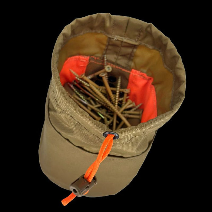 Fastener Cinch Pouch ROTATE/QUICK RELEASE Coyote/Orange