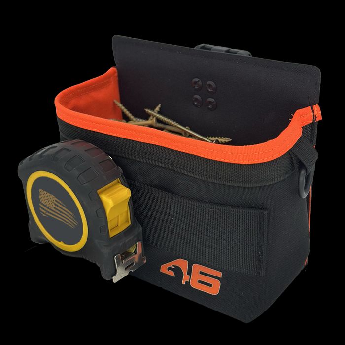 Horizontal Fastener Pouch ROTATE/QUICK RELEASE Black/Orange