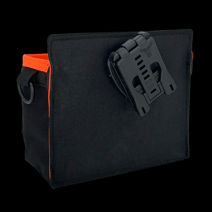 Horizontal Fastener Pouch ROTATE/QUICK RELEASE Black/Orange
