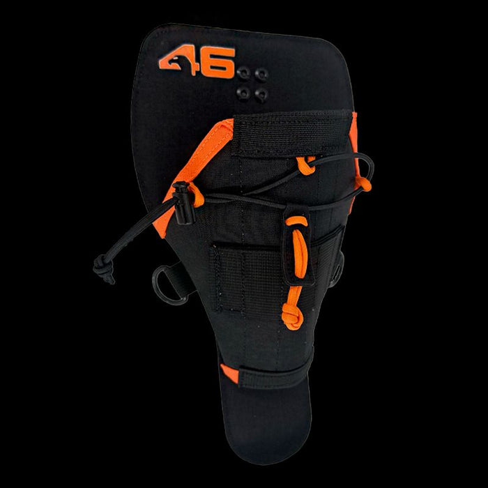 Universal Large Drill Holster ROTATE/QUICK RELEASE Black/Orange