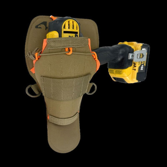 Universal Large Drill Holster ROTATE/QUICK RELEASE Coyote/Orange