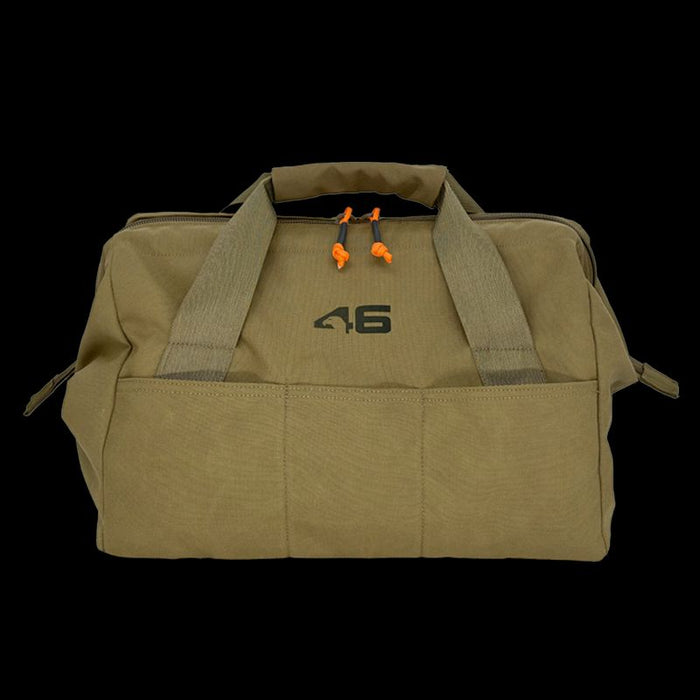 Wide-Mouth Tool Tote Hi Viz Interior Coyote/Orange