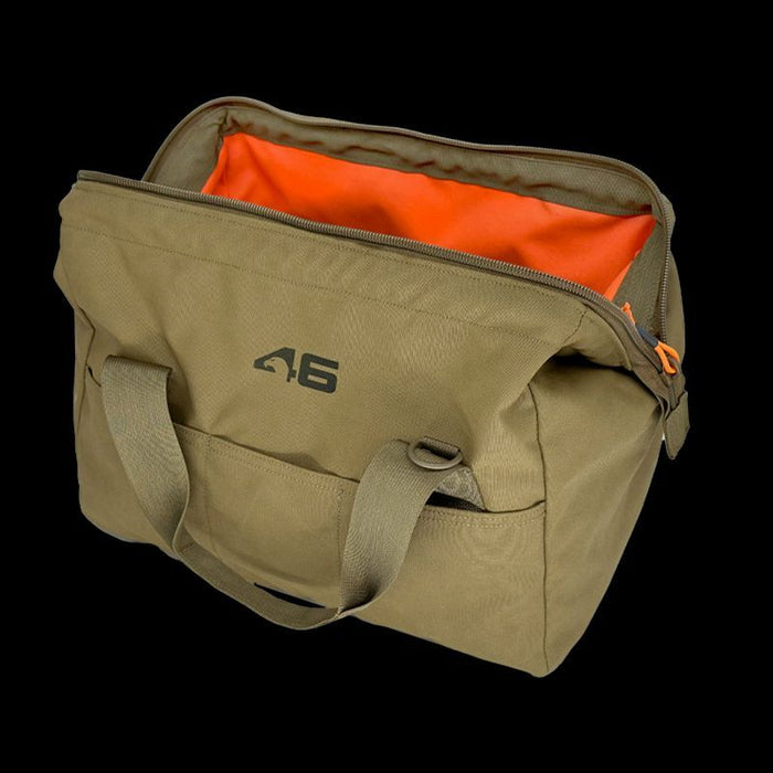 Wide-Mouth Tool Tote Hi Viz Interior Coyote/Orange