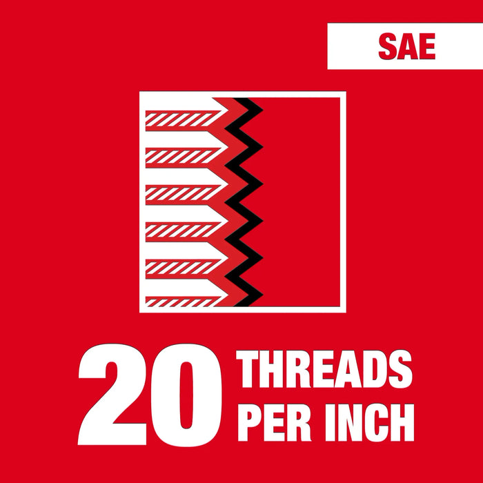 Milwaukee 1/2"-20 NF 1-Inch Hex Threading Die 49-57-5362