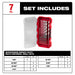 Milwaukee 48-20-8899 7 PC SHOCKWAVE™ Impact Duty Carbide Multi-Material Drill Bit Set