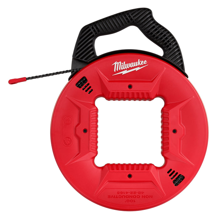 Milwaukee 48-22-4165 100’ Polyester Fish Tape with Nonconductive Tip