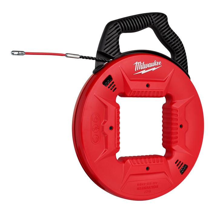 Milwaukee 48-22-4192 50’ Polyester Fish Tape with Flexible Metal Leader