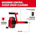 Milwaukee 25' Hand Auger features