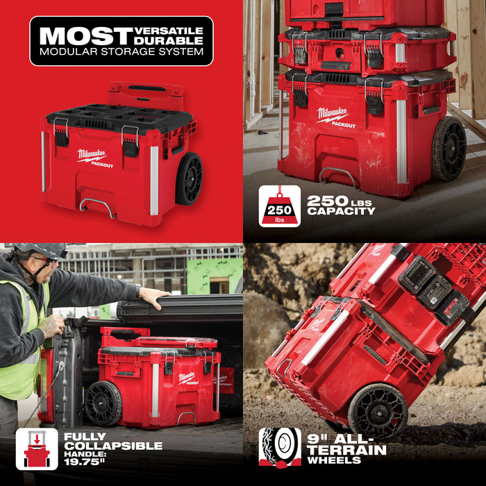 Milwaukee 48-22-8427 PACKOUT™ Rolling Tool Box
