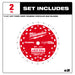 Milwaukee 48-40-0742 7-1/4" 24T Thick Kerf Framing Circular Saw Blade (2 PK)