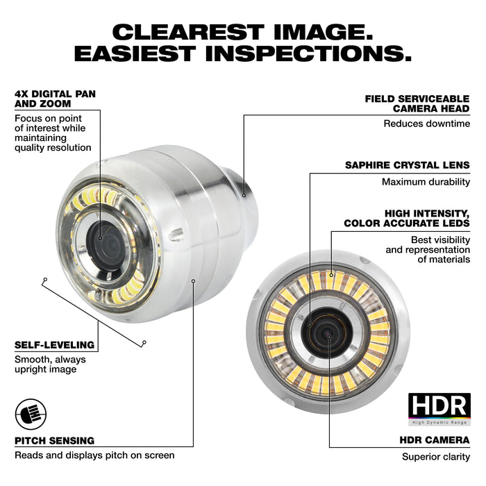 Milwaukee 3976-22 M18™ 325’ Stiff Modular Pipeline Inspection System